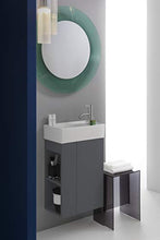 Laufen Mobiletto lavabo Kartell, Adatto per lavabo 815335, 1 sportello, Cerniera a Sinistra, 440x600x270, colorazione: Grigio Ardesia - H4075170336421