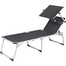 FASZFSAF Patio Esterno Piscina Pieghevole Sun Beach Ombrellone Lettino Portatile in Alluminio per Sedia Leggera Sedile Resistente Campeggio, Escursionismo, Giardino, Gite Roulotte, Pesca