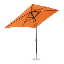 Uniprodo Ombrellone da Esterno Grande Ombrello da Giardino Uni_Umbrella_TSQ2030OR (Arancione, Rettangolare, Inclinabile, 200 x 300 cm)
