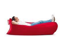 Fatboy® Lamzac O Blu | Poltrona ad Aria Blu | Divano/Sacca/Letto Gonfiabile Portatile | 110 x 103 x 62 cm