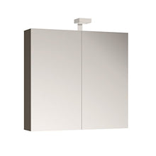 Allibert - Set di mobili da bagno premontati, con funzione Softclose, 80 cm, colore: Grigio