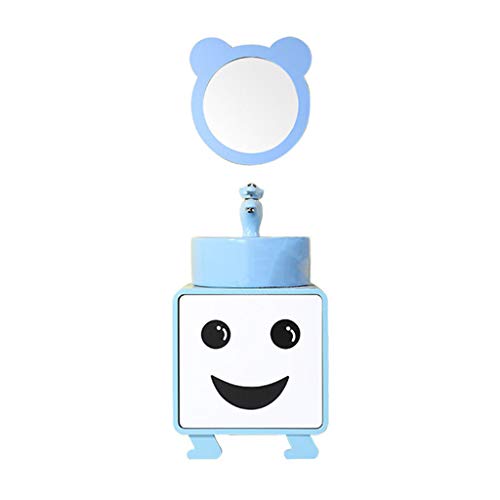 DZWSD Mobiletto da Bagno a Colori, Set lavabo per Bambini, Scuola Materna Cabinet Carino Pavimento del Fumetto, Adatto per Case Benessere dei Bambini