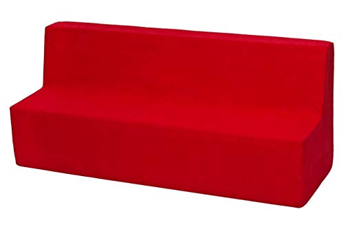 Velinda Divano divanetto, divanoletto,Sofa,mobili,cameretta Giochi (Colore: Rosso)