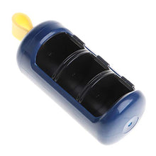 ZJL220 Mini portapillole Portatile a 3 Strati Portapillole Grandi Scomparti Separati Leggero Compatto Scatole Piccole Portapillole da Viaggio Multiuso per Esterno