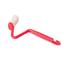 Toilet Bowl Brush portatile Auto Standing Basic Set bianco con maniglia flessibile e morbida setole in nylon; Discreto e Slim si adatta bene Eco Friendly Home Decor