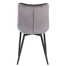 WOLTU BH142hgr-6 Sedie Sala da Pranzo Design retrò Sgabello Imbottito con Rivestimento in Velluto Grigio Chiaro 6 Pezzi