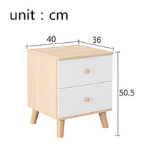 Comodino Multifunzionale Camera Comodino Piccolo Comodino Bagagli Piccolo Comodino contemporanea (Color : Natural, Size : 40x36x50.5cm)