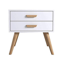 KSW_KKW Comodino Comodino, Elegante Assemblare Governo di immagazzinaggio Camera Comodino Doppio Armadio cassetto del Comodino, Mobili Fine Sedia