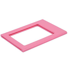 Portafoto - Portafoto magnetico Frigo Mini Portafoto 3 pollici Magnete per frigorifero(Rosa)