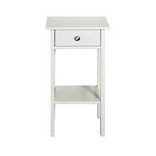 Steens 3740010050000F Comodino Tromso, Legno, Bianco