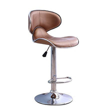 BDLYZ Yxsd Bar Sgabelli con Schienale, Similpelle Esterno, Regolabile Girevole di Gas dell'elevatore, Chrome poggiapiedi e Base for la Prima Colazione, Contatore, Cucina e casa Sgabelli (Color : C)