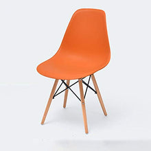 Sgabelli da Bar Sedia moderna dello schienale del salone casuale con il cuscino di cuoio dell'unità di elaborazione Sedia di legno per l'hotel Sedia da Bar ( Color : Yellow , Size : Free size )