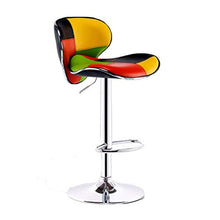 LIYONG Bar Stool, Regolabile in Altezza, Robusto Telaio in Metallo con Girevole Barra Sedia, Comodo Cuscino (Color : C)