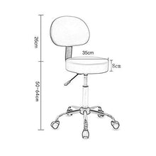 SXRDZ Sgabello Antiscivolo per Sgabello per Fisioterapia Poltrona per Massaggio Fisioterapista Sgabello per Reception Sgabello da Ufficio ZHAOFENGE (Colore : A-Red)