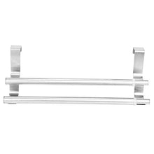 Smandy Doppi Strati di portasciugamani da Bar in Acciaio Inox portasciugamani telescopici Supporto Appendiabiti Organizer Parete portasciugamani per Bagno Cucina