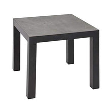 Gartentraum Tavolino in Alluminio Grigio con Piano in Ceramica - Tavolino Rano