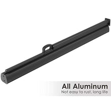 MVPOWER Tenda Laterale, 300 cm x 180 cm Tenda da Sole Laterale, Tenda da Esterni per Privacy, Tenda a Scorrimento Laterale per Protezione da Sole da Giardino/Balcone /Terrazzo,Nero
