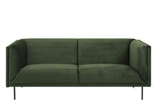 Amazon Brand - Movian Ola - Divano a 3 posti, 88 x 200 x 79 cm (Lu x La x A), Verde scuro - Arredi Casa