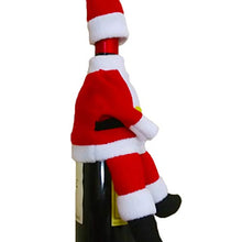 Amosfun Coperchio per Bottiglia di Vino di Natale 2 Pezzi Coperchio per Bottiglia di Babbo Natale con Cappello Decorazione per Tavolo da Pranzo per Feste di Natale per Hotel di casa