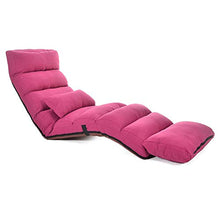 Pieghevole Imbottito Piano Sedia Camera da Letto di Copertura in Camera della Ragazza Poltrona Multi-Speed Adjustment Singolo Sdraio Staccabile Panno