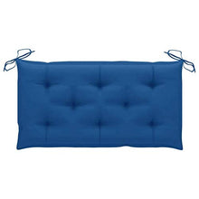 vidaXL Cuscino per Dondolo Blu 100 cm in Tessuto