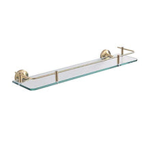 BNyszwj Mensola in Acciaio Inox Bagno in Vetro Scaffale cosmetico Mensola