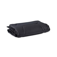 Relaxdays 10012994 Tappetino per massaggio elettrico, Nero, 170 x 60 x 3 cm