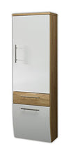 Posseik Santana Armadietto Alto, Sonoma/Quercia/Bianco, 40 x 30 x 134.5 cm