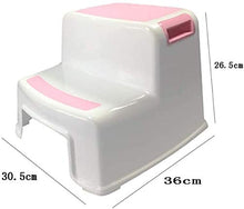 Step sgabello Piedi del bambino sgabello da bagno Sgabello da bagno slip da banco Passo Sgabello Bambino Passo Sgabello igienici Sgabello Bambino Toilet Training sedie pieghevoli ( Color : Pink )