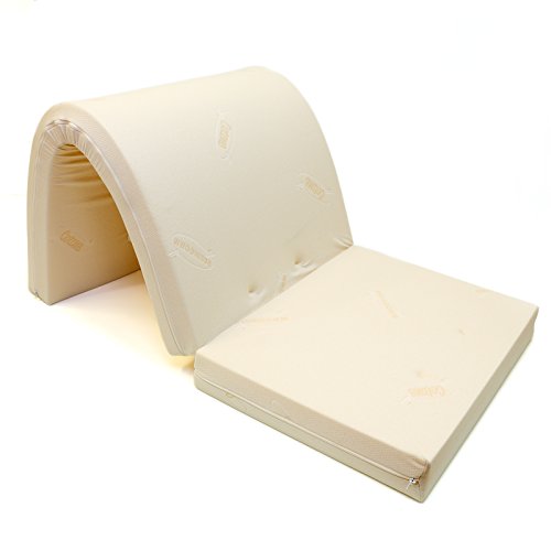 RESINGOMM Materasso Matrimoniale per Divano Letto Prontoletto 160x190x10 in Alta Densità 30kg al m3 Tessuto Resistente Cotone 9 Fettucce per Ancoraggio Rigido Altamente Indeformabile.