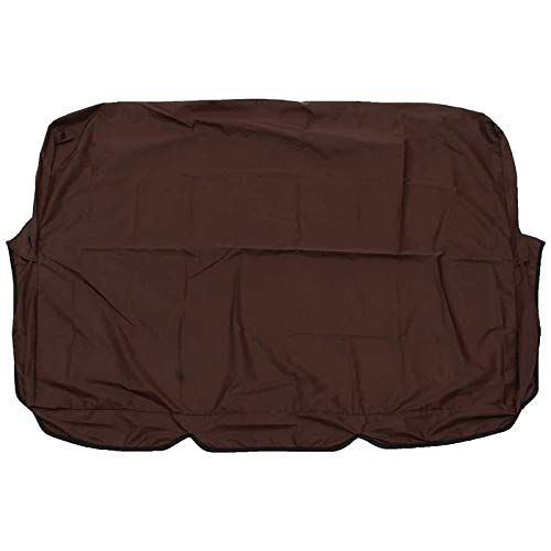 Camisin - Parasole per esterni, anti polvere, 3 posti, per esterni, giardino, patio, dondolo, copertura superiore (senza sedia)