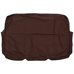Camisin - Parasole per esterni, anti polvere, 3 posti, per esterni, giardino, patio, dondolo, copertura superiore (senza sedia)