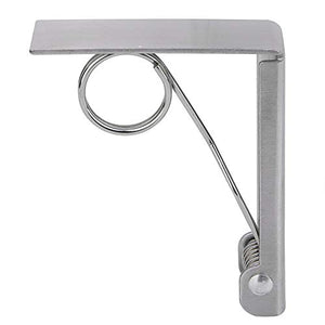 Clip per tovaglia 2 pezzi Supporto per tovaglia in acciaio inossidabile Triangolo d'argento Morsetti per copritavolo Strumento fisso per mobili per cucina domestica Festa di matrimonio Picnic BBQ