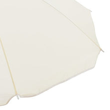 casa.pro] Ombrellone Moderno Parasole Protezione Color Crema Ø x A 140 x 164 m
