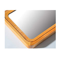 WM Specchio Il Trucco del Desktop Specchio Il Trucco del Legno Solido Semplice Specchio Il Trucco del Desktop Specchio Portatile Pieghevole HD mirror-10.20