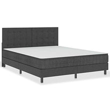 SKM Letto a Molle Grigio Scuro in Tessuto 180x200 cm (79.75kg)