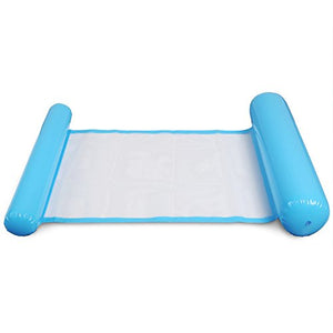 Vap26 - Amaca galleggiante per adulti, per piscina, lettino, in PVC, reclinabile, estiva, colore: blu