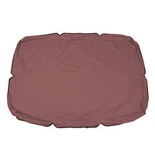 Wimark, copertura di ricambio per altalena da giardino, veranda, patio e altalena, per altalena (2 e 3 posti), marrone