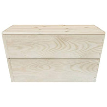SKM Set Divani da Giardino su Pallet 6 pz con Cuscini Legno Abete (118.9kg) Grigio-3529