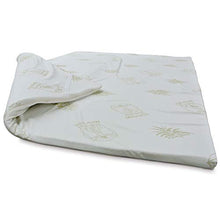 Baldiflex Topper Correttore Materasso Matrimoniale in Memory Foam Fresh Wave, Fodera in Aloe Vera Sfoderabile, Fresco, Traspirante, ergonomico, antiacaro, 160 x 190 cm h 6 cm