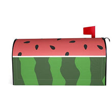 Copertura magnetica per cassetta delle poste, motivo anguria rossa e verde, design unico, per decorazione da giardino, dimensioni standard, 53 x 45 cm
