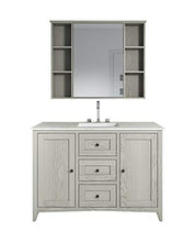 Badplaats B.V. Mobili da Bagno Makalu 120 cm Marrone- Armadio mobiletto lavabo Mobili Armadietto