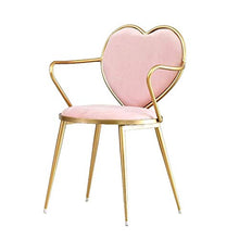 EOJSORK Rosa Sedia Trucco, Pranzo Sedie da Pranzo Cucina Soggiorno Sedie Vanity Trucco Tempo Libero Accent Imbottiti