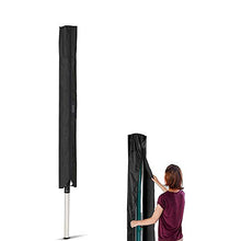 TTAototech - Copristendibiancheria rotante, 20 x 20 x 1 cm, impermeabile, con cerniera 600D, rivestimento in PVC Oxford ad alta densità, colore: nero