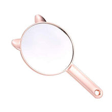 No/Brand Specchio per Il Trucco delle Mani Carino Simplicity Specchio da Viaggio Portatile MakeupTool Specchio con Lente d'Ingrandimento Multifunzione alla Moda
