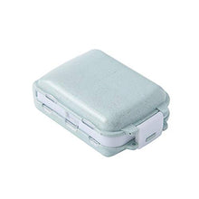 BIGBOBA.Portapillole Multilayer Scatola per Pillole Mini PortaPillole Settimanale Scatola Porta Pillole Piccolo per Vitamine Pillole 4
