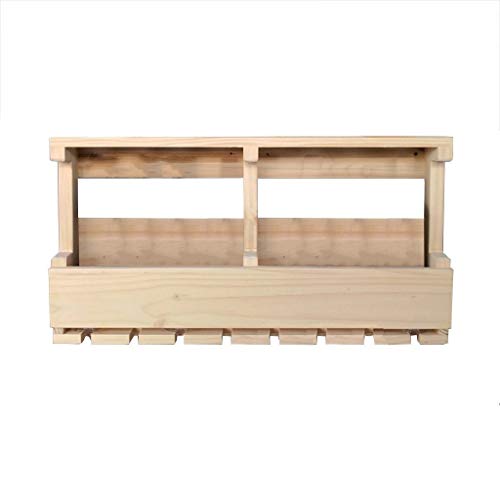 MRJG - Portabottiglie da parete, da appendere alla parete, per bicchieri di vino, grande capacità, adatto per bar, salotti, studio, hotel, ecc.