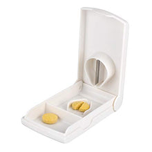 Casa Trasportare Taglierina della Medicina, Conveniente Mini Dispenser di medicinali per Bambini Bianca
