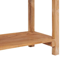 vidaXL Credenza 78x35x80 cm in Legno Massello di Teak