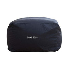 Divano for i Bambini, Bambini, Ragazzi e Adulti Disponibili in Una varietà di Colori Ultra Molle Bean Bags Sedie per Soggiorno e Ufficio (Color : Dark Blue, Size : 65x65x43cm)